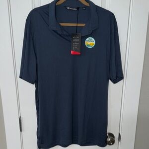 Travis Mathew Navy Short-Sleeve Performance Polo